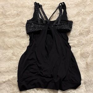 Lululemon Women’s Black Strappy Tankini Top - Bralette Style